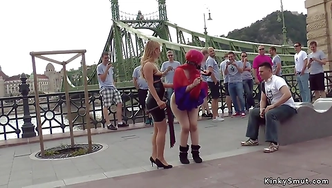 Sexy dark brown drilled in the massage and pickup