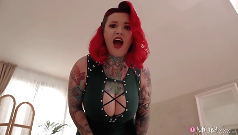 Sharah, white cock and taking facial