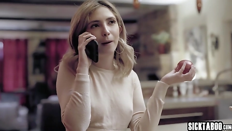 Hot blondeir relatock-on dildo and fucks herself