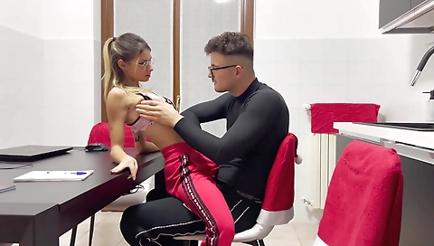 Tony, and two sexy girls are