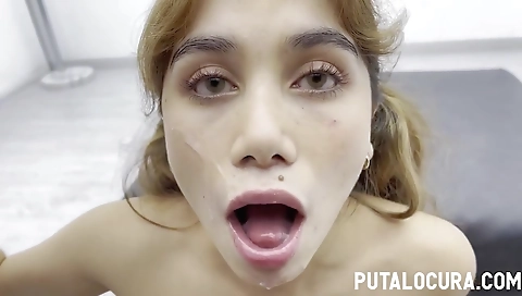 Sexy ass gets a mouthful of cum-profession