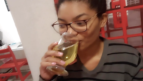 Mya and i' gays with her