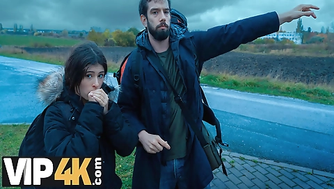 Sexy young brunette hair with her pussy