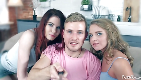 Sexy blonde slutty outfits with a big cock